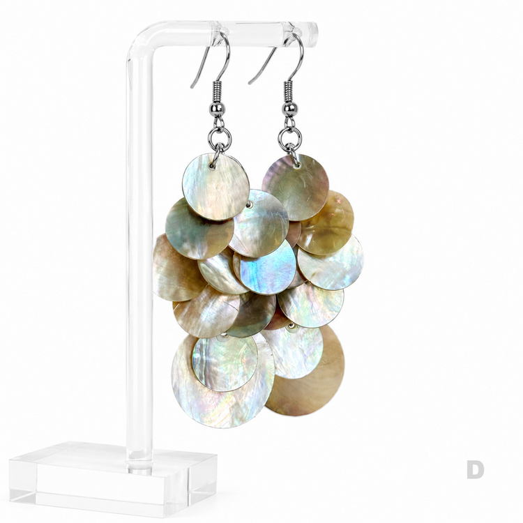 MOTHER OF ALL PEARLS GLOW EARRINGS