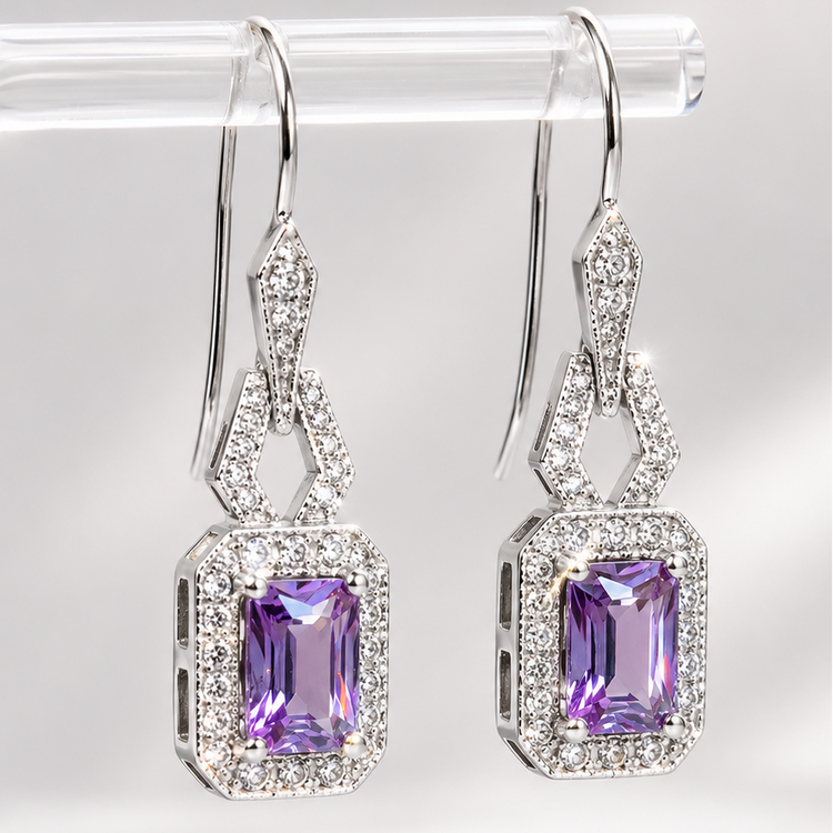 PETIT LAVENDER DREAM EARRINGS