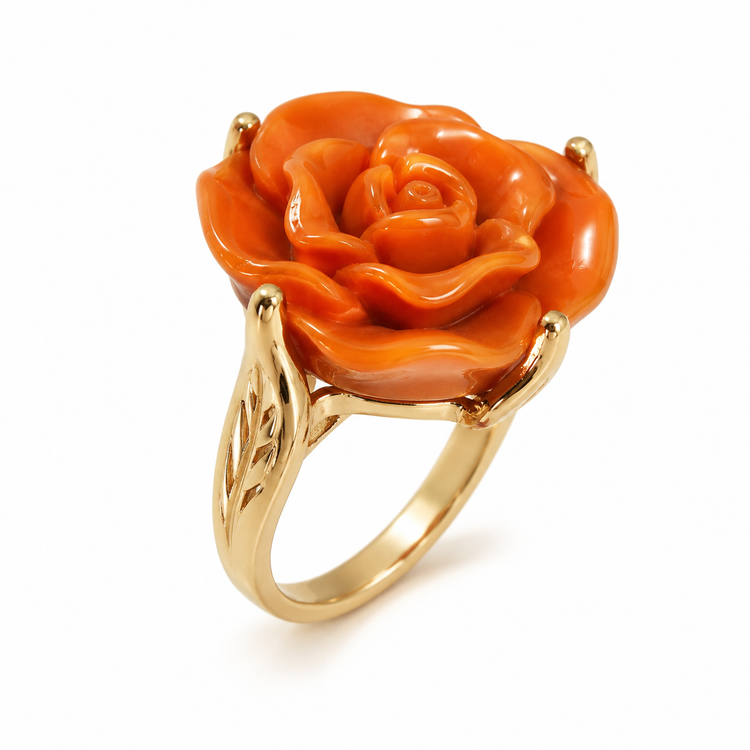 THE CORAL ROSE RING