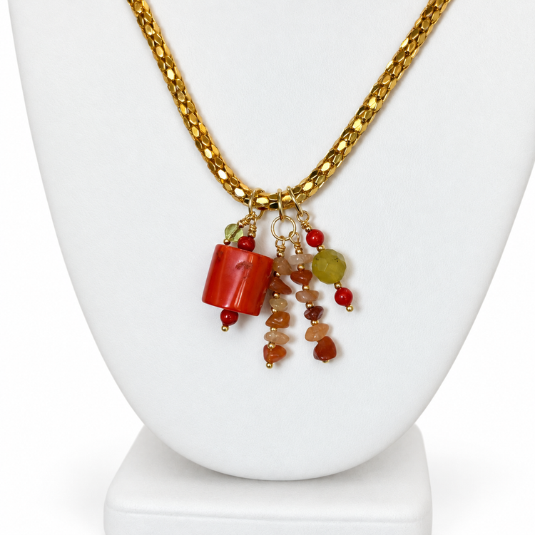 THE CORAL TALISMAN NECKLACE