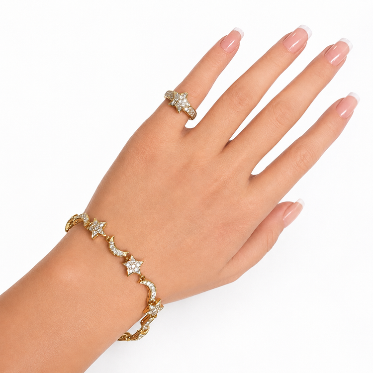 MOON AND STARS BRACELET