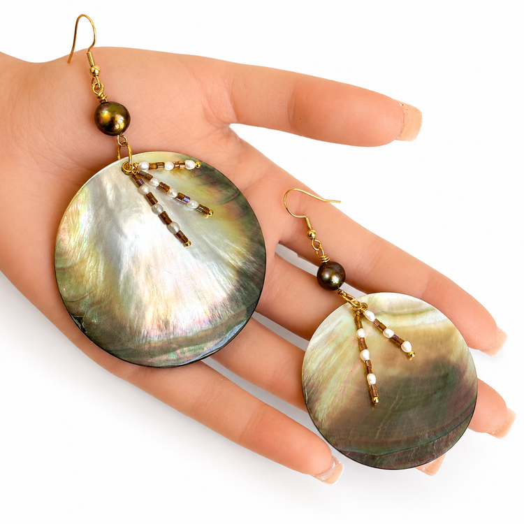 MOTHER OF ALL PEARLS EARRINGS