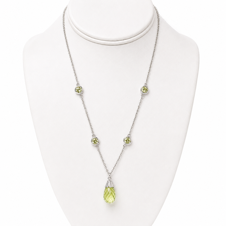 LE BRIOLETTE NECKLACE ABSINTHE OR ORCHID