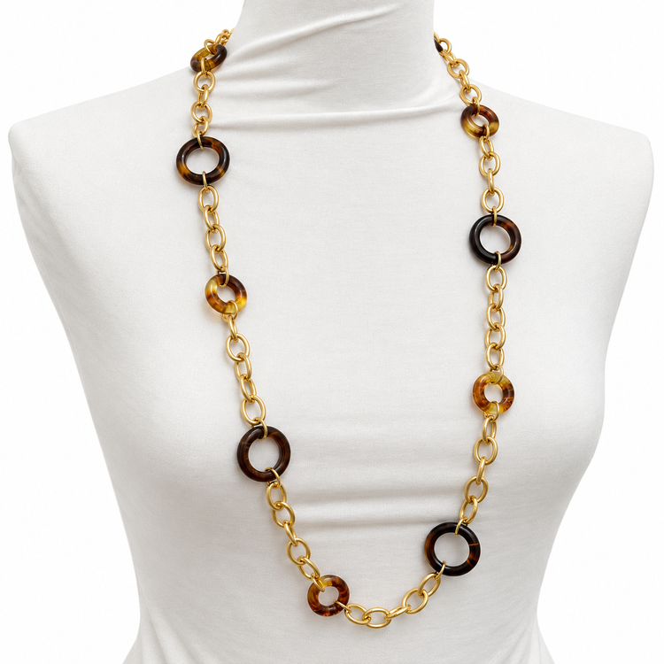 THE TORTOISE LINK NECKLACE