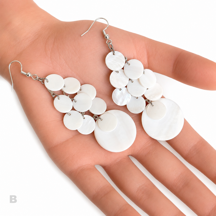 MOTHER OF ALL PEARLS GLOW EARRINGS