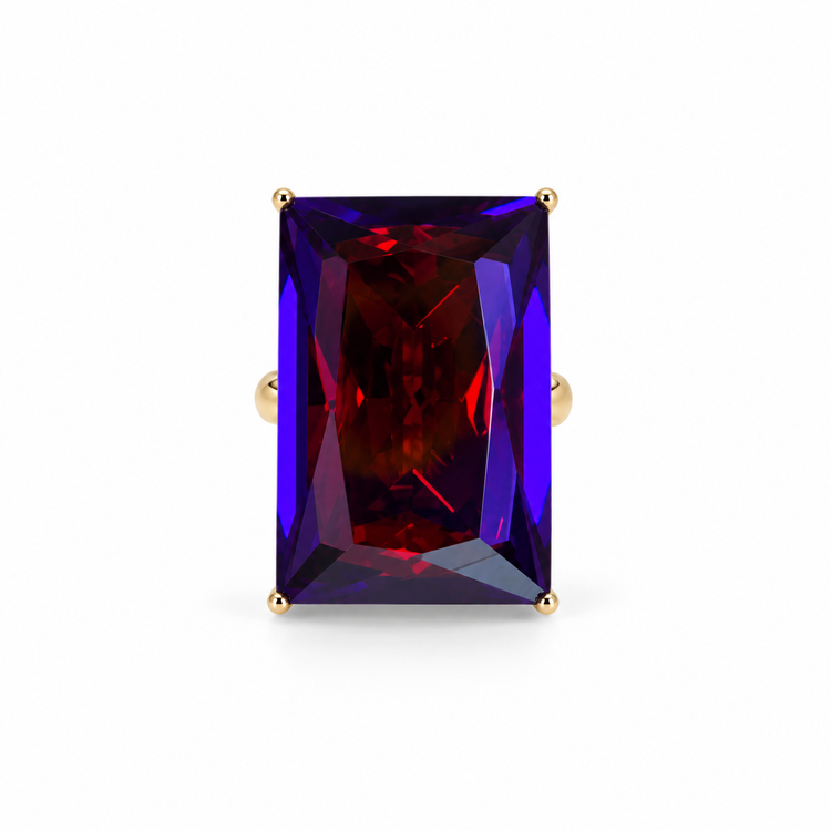 LIGHT FROM WITHIN RING - VIOLET CHERRY
