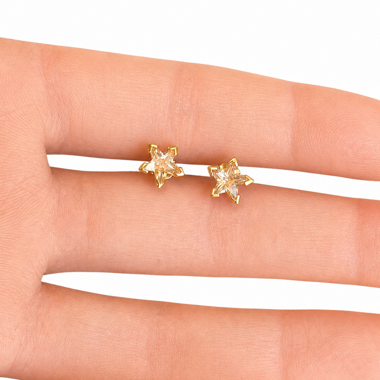 PETIT CHAMPAGNE SUPER NOVA EARRINGS
