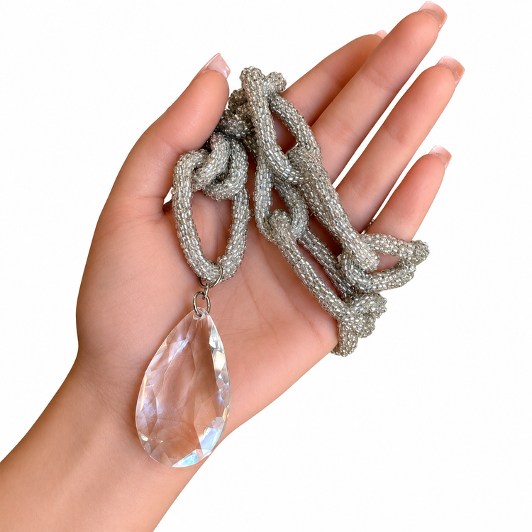 THE BEADED CHAINS - SILVER