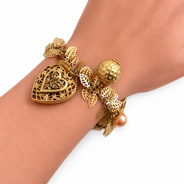 GILDED GARDEN CHARM BRACELET