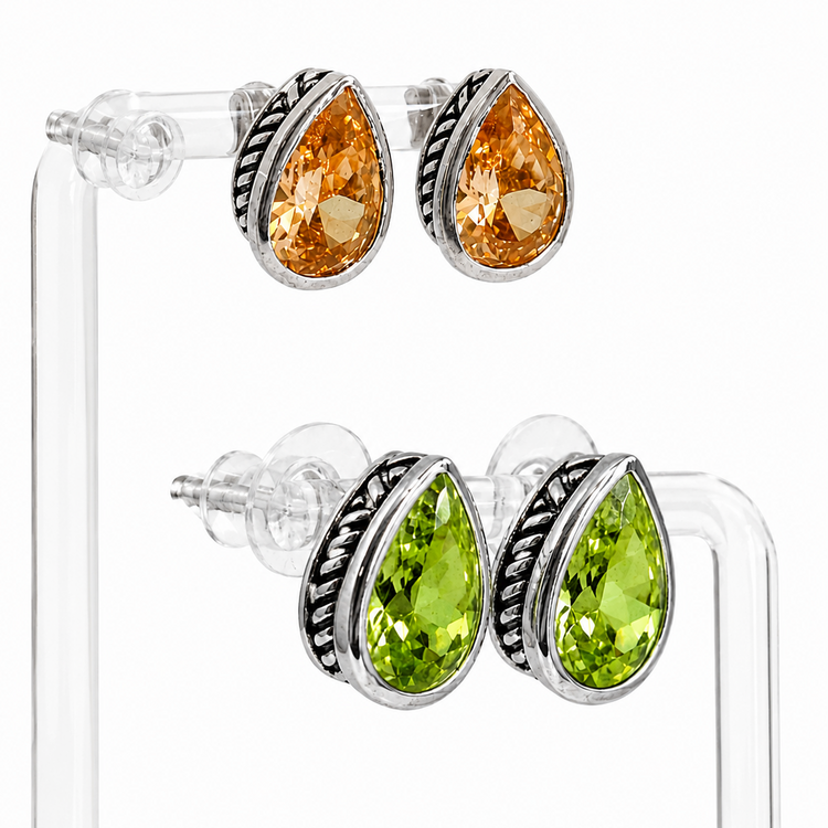 PEAR DROP EARRINGS