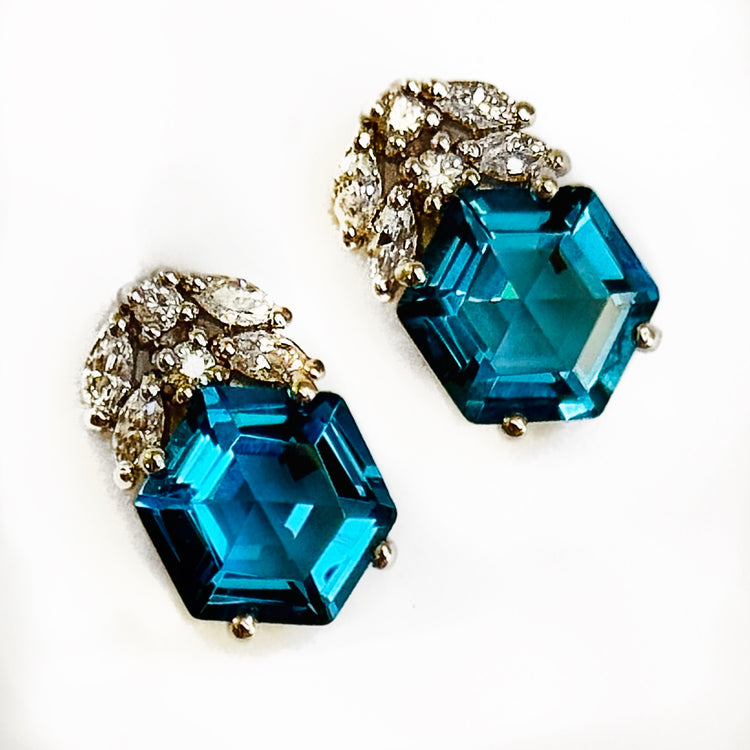 OASIS ASSCHER CUT EARRINGS
