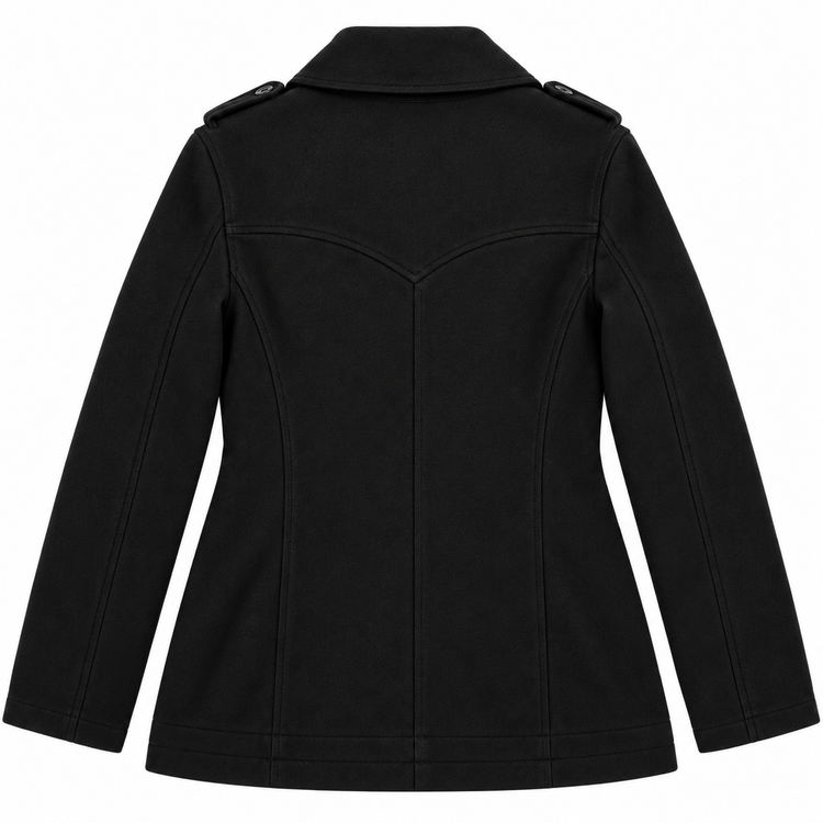 THE TO PEA OR NOT TO PEA SWEATSHIRT PEACOAT - BLACK