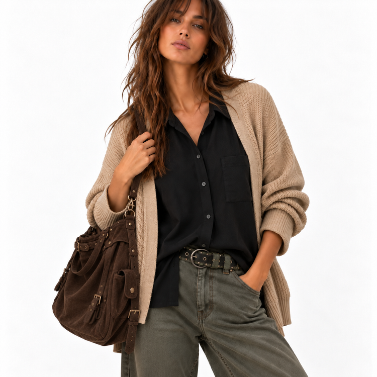 THE CAMDEN BLOUSE - BLACK