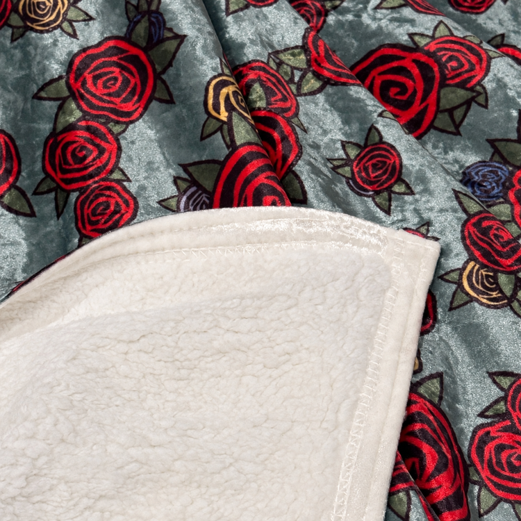 THE ROSIE COZY DOUBLE FACED THROW BLANKET