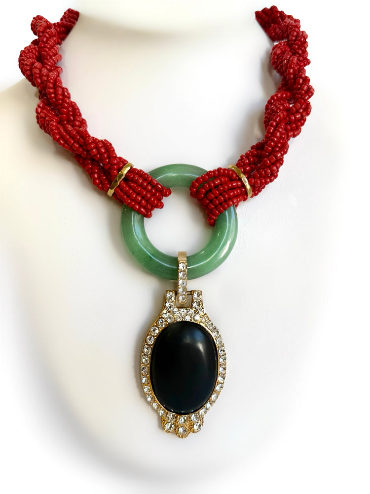 SHANGRI LA NECKLACE & EARRING