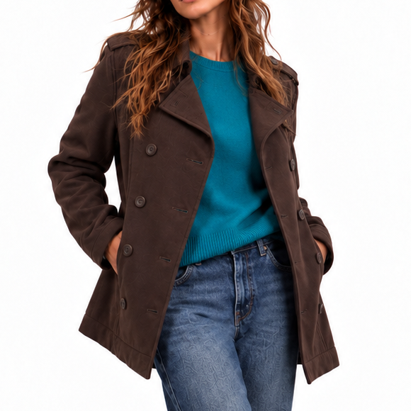THE TO PEA OR NOT TO PEA SWEATSHIRT PEACOAT - CHOCOLATE