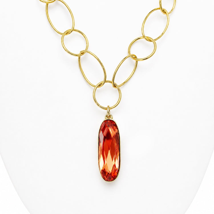 JELLYBEAN PENDANT NECKLACE