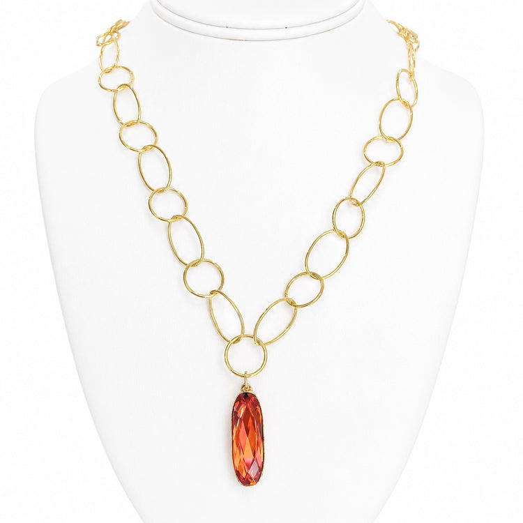 JELLYBEAN PENDANT NECKLACE