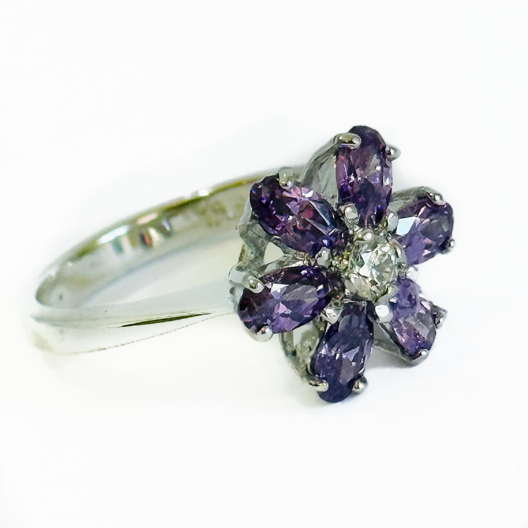 PURPLE DAISY RING