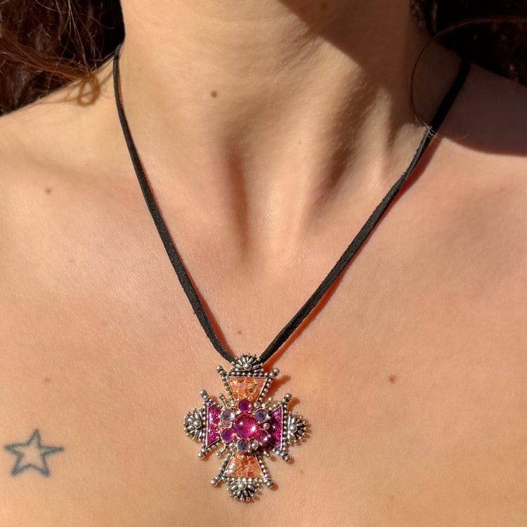 JUICY MALTESE CROSS NECKLACE
