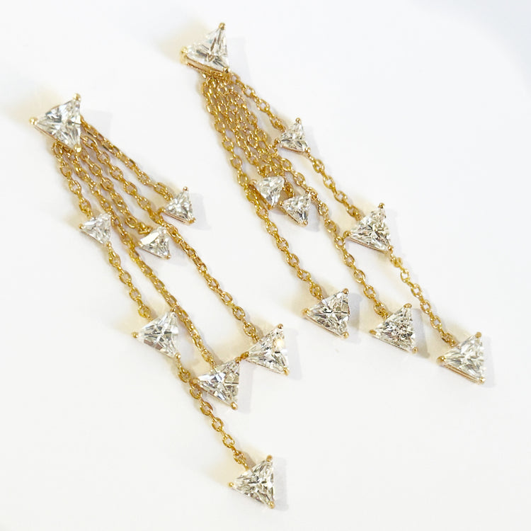 LUCKY 7 CONVERTIBLE EARRINGS GOLD
