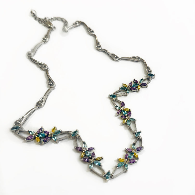 HEARD IT THROUGH THE GRAPEVINE NECKLACE & EARRING SET