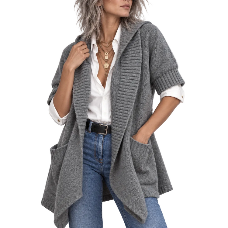 GIRL'S BEST FRIEND SWEATER HEATHER GRAY