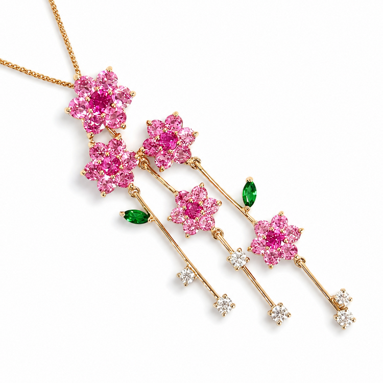 WILD ORCHID NECKLACE