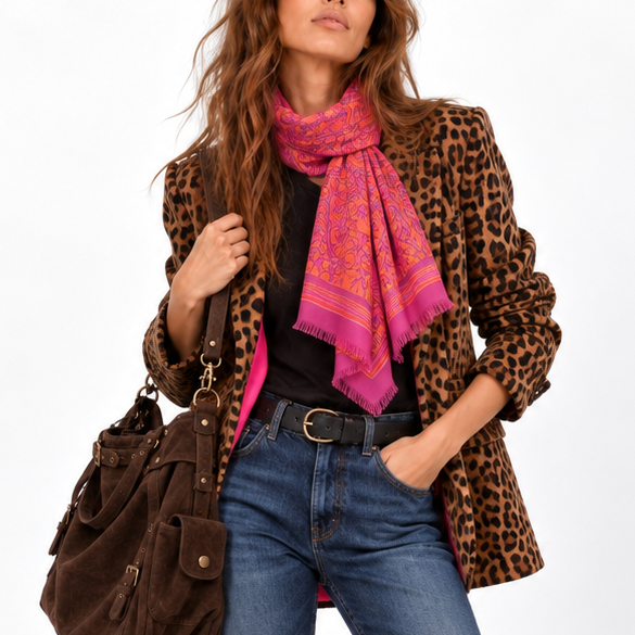 THE FOXY LADY LEOPARD BLAZER