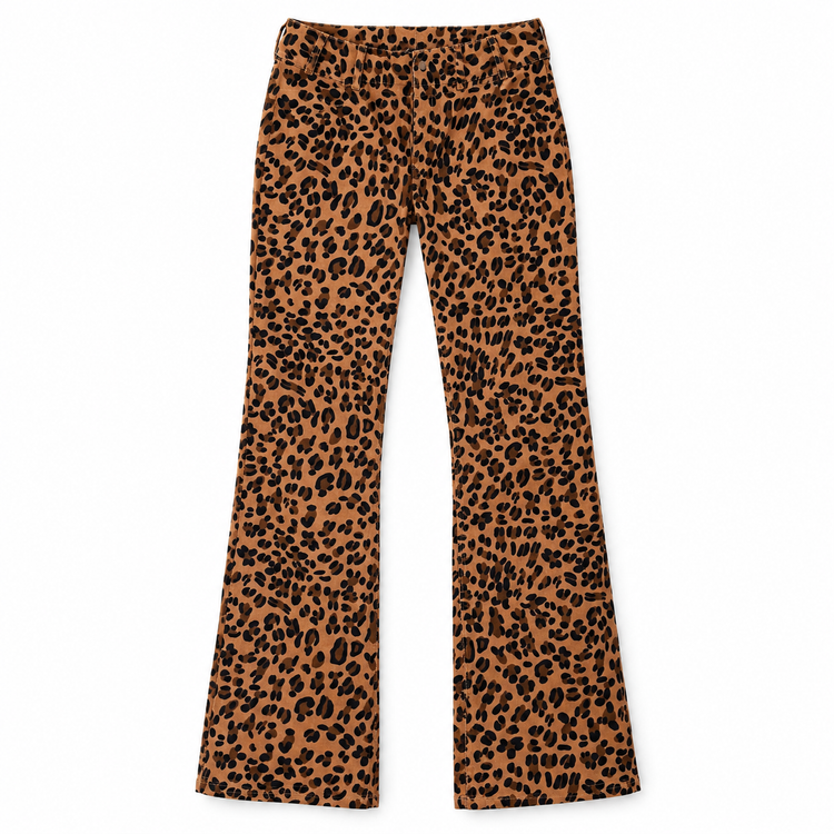 THE FOXY LADY LEOPARD BOOTCUT FLARES
