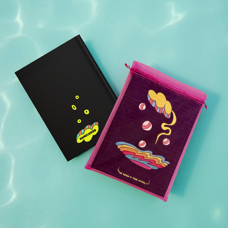 THE WORLD IS YOUR OYSTER HARDCOVER JOURNAL