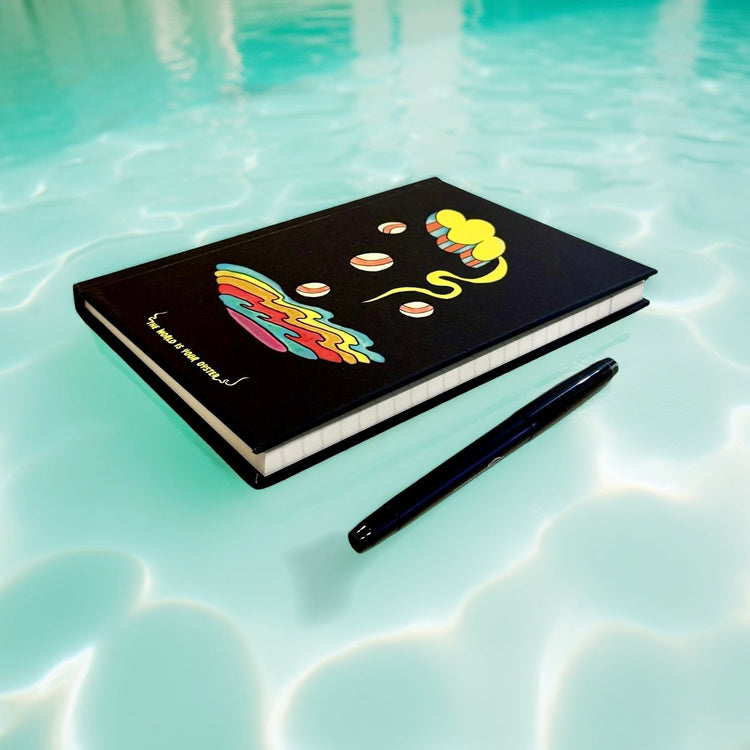 THE WORLD IS YOUR OYSTER HARDCOVER JOURNAL
