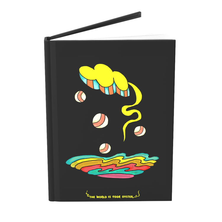 THE WORLD IS YOUR OYSTER HARDCOVER JOURNAL