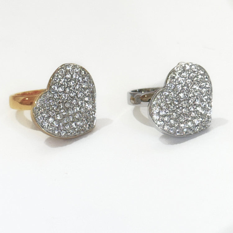 LOVE RING -2 TONE OR SILVER