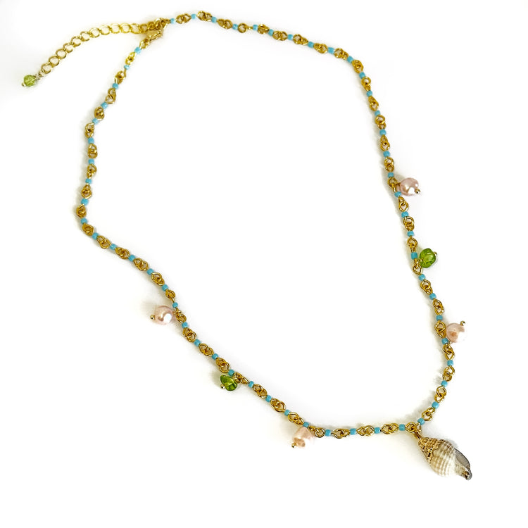 PETIT WHAT THE SHELL NECKLACE