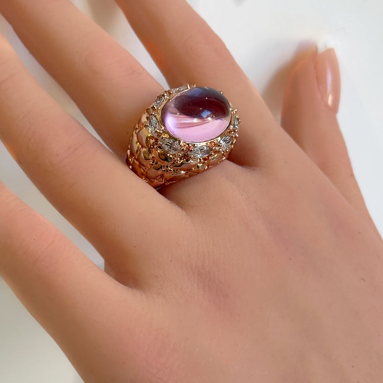 AFTERGLOW CABOCHON RING