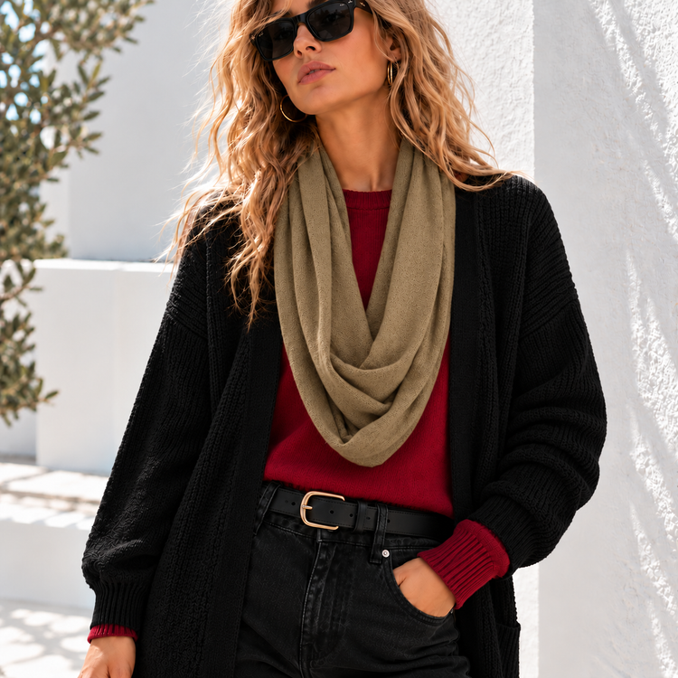 THE 3-WAY SCARF - GINGER