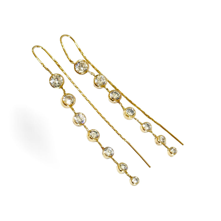 THE DROP THREADER EARRINGS