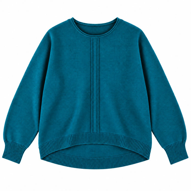 THE MALIBU SWEATER - PEACOCK