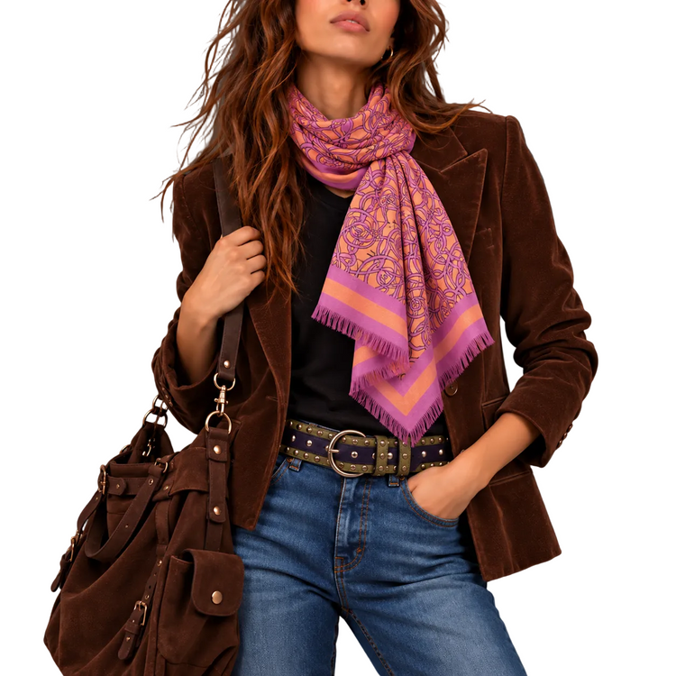 THE FOXY LADY CHOCOLATE BLAZER