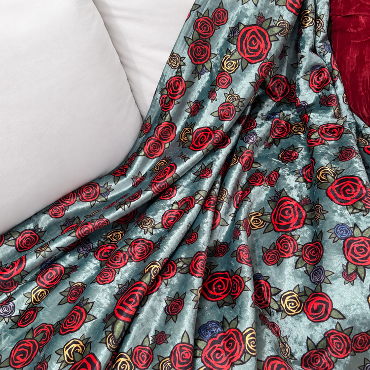 THE ROSIE COZY DOUBLE FACED THROW BLANKET