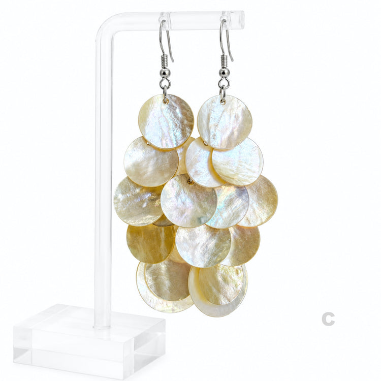 MOTHER OF ALL PEARLS GLOW EARRINGS