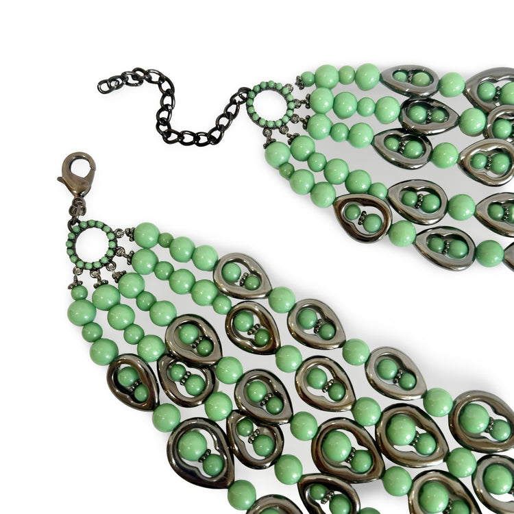 SANTORINI NECKLACE - GREEN