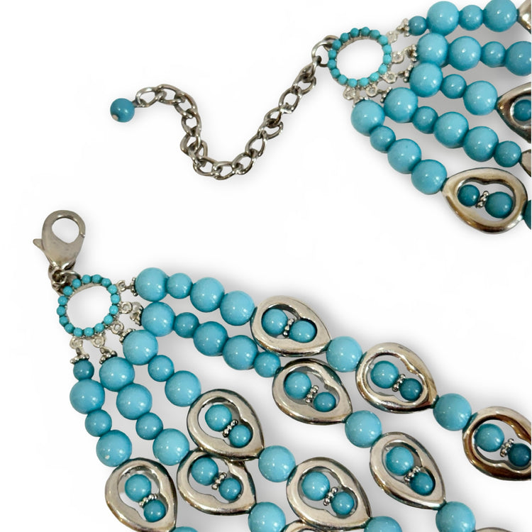 SANTORINI NECKLACE - BLUE