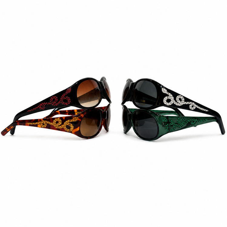 BEDAZZLED SERPENTINE SUNNIES!