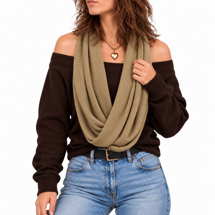 THE 3-WAY SCARF - GINGER