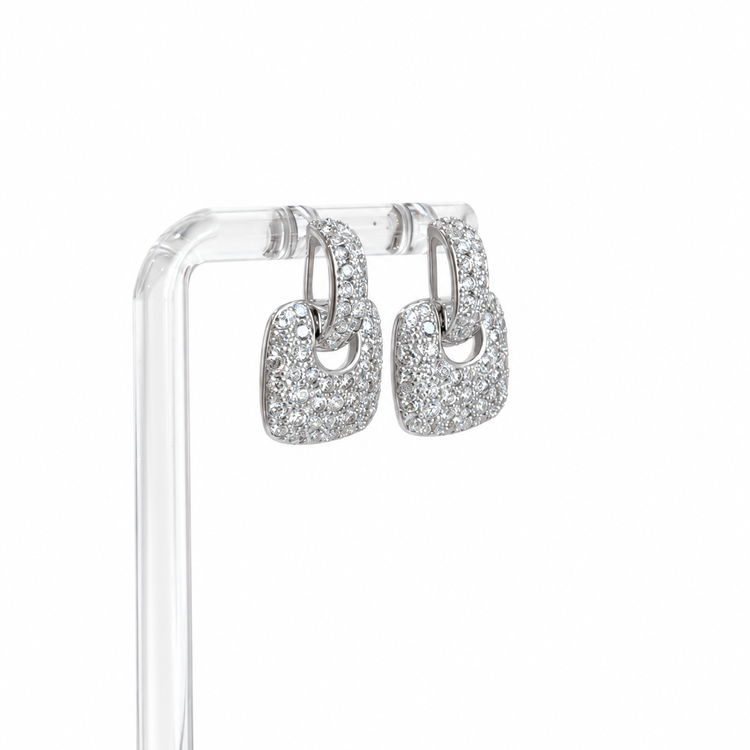 PETIT PAVÉ KNOCK KNOCK EARRINGS