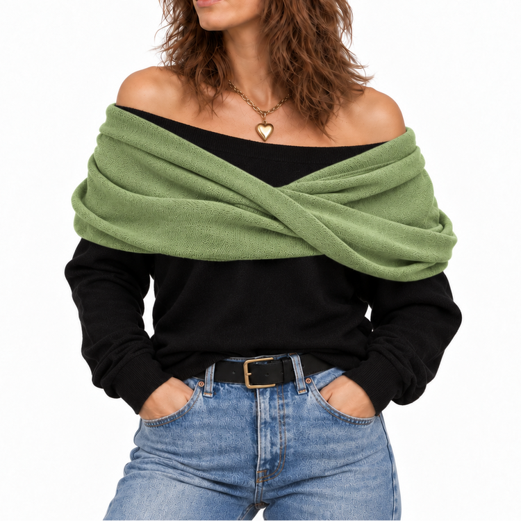 THE 3-WAY SCARF - MOSS