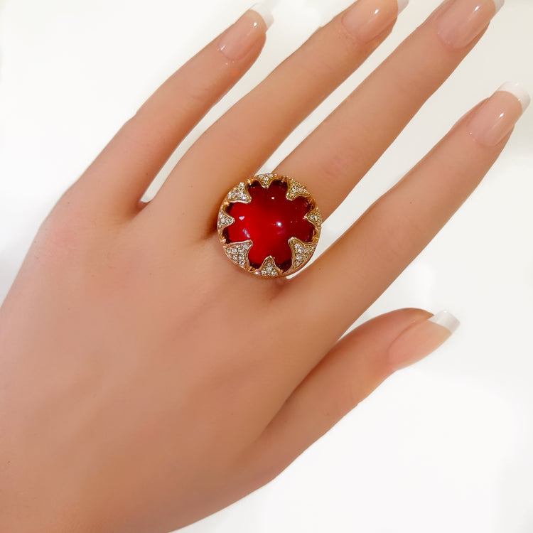 GRENADINE BOMBE RING