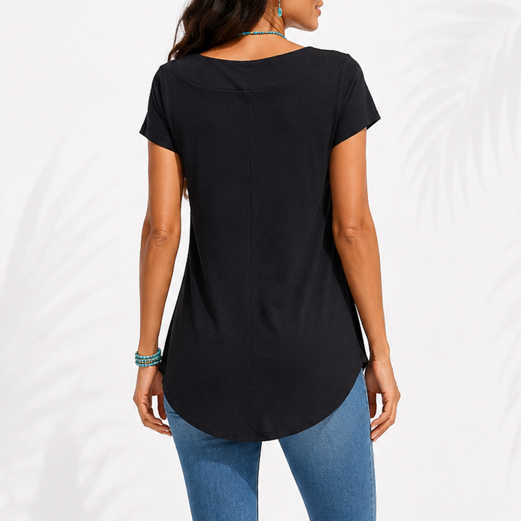 THE DRAPE FRONT TOP